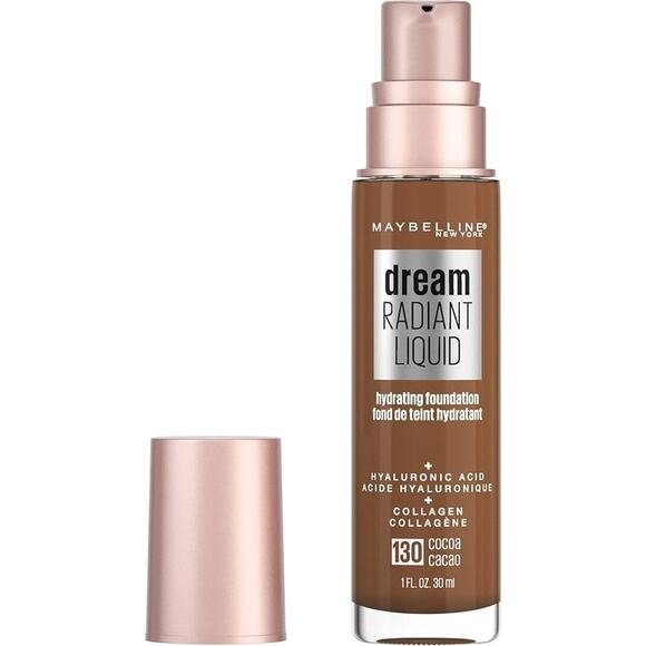 Maybelline Dream Radiant Liquid Hydrating Foundation, 130 Cocoa - Picture 1 of 10